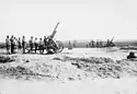 A FlaK L/35 battery in Palestine.