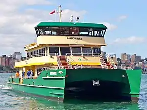 Emerald-class ferry, since 2017.(Bungaree)