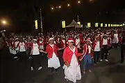 Buon Natale 2023 participants dancing to the tunes of Buon Natale songs