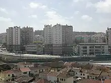 Bureca Buildings next to the Sintra Line and the CRIL tunnel