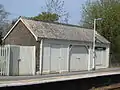 An original 1841 building (formerly a parcels store) on Platform 1