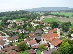 Brennberg seen from the Brennberg Castle ruins