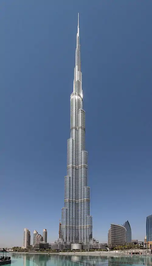 Image 57Burj Khalifa, tallest building when completed in 2010. (from 2010s in culture)