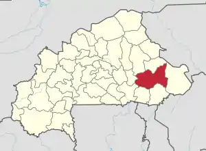 Location in Burkina Faso