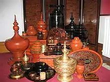 Image 14A wide range of Burmese lacquerware from Bagan (from Culture of Myanmar)