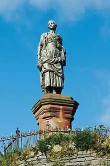 Highland Mary bronze by David Watson Stevenson (1896), in Dunoon, Scotland