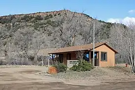 The post office in Burns.