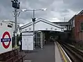 Island platform looking south