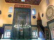 The prayer hall of the mosque