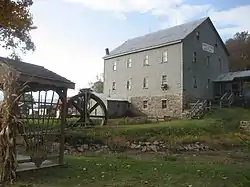 The historic grist mill at Burnt Cabins