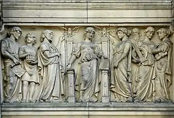 Detail from the Frieze, Bury Art Museum