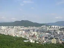 View of Geumjeong-gu from Geumjeongsan