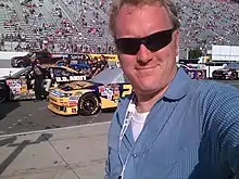 Busbee at Bristol Motor Speedway in 2009