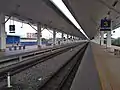 View of the platform area of Butterworth Railway Station