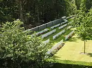 Back side of Buttes New British Cemetery