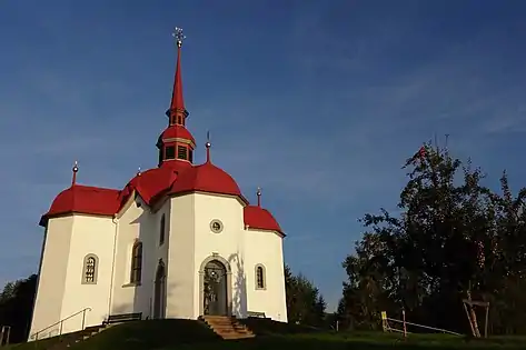 Buttisholz, St. Ottilien – Saint Odile's Pilgrimage Chapel : west façade (main façade)