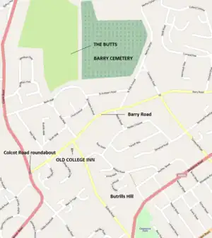 Map of Buttrills. Click three times to view clearly.