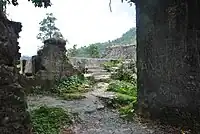 View of Buxa Fort used as Bengal Native Infantry barracks and later as prison camp by the British Government. India used it as camp for Tibetan refugees.