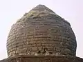 The tomb is noted for its unusually shaped bulbous dome