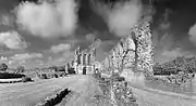 Byland Abbey in August 2013