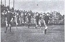 CBC football team at Perth Oval