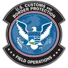 Emblem of CBP Office of Field Operations and left sleeve patch