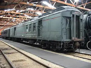 Image 45Chicago, Burlington and Quincy Railroad 1926, a Railway Post Office preserved at the Illinois Railway Museum in Union. Photo credit: Sean Lamb (from Portal:Illinois/Selected picture)