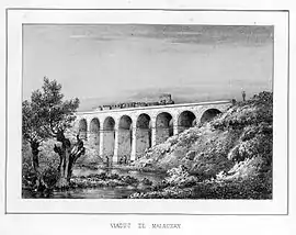 The Malaunay viaduct