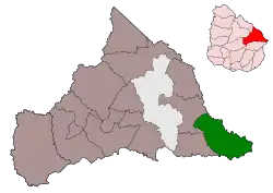 Map of the Municipality of Río Branco