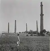 Remaining minarets in 1939–40