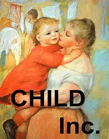 painting of woman holding young child in her arms