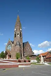 The church in Bouzincourt