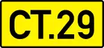 CT.29 Expressway shield}}