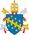 Clement VIII (Ippolito Aldobrandini, 1592–1605), used the coat of arms of the Aldobrandini family of Florence