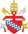 Coat of arms used by Innocent VIII (1484–1492)