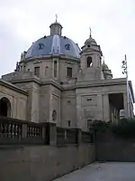 The Monumento a los Caídos, Francoist memorial, subject to debate about its potential demolition