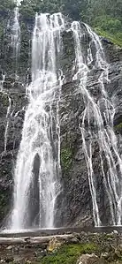 Caño union, one of the largest waterfalls in the department of Meta