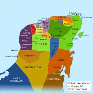 Kuchkabals of Yucatan after 1461.