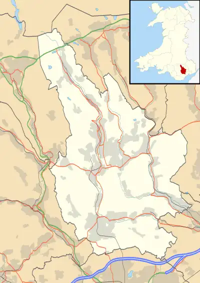 Bute Town is located in Caerphilly