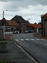 The main road of Cagnicourt