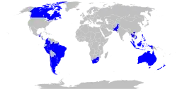 Cairns Group countries in blue