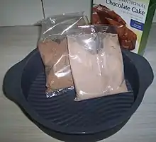 Bagged cake mix