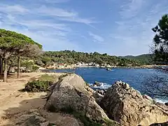 Approaching S'Alguer on the footpath from La Fosca