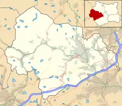 Midgley is located in Calderdale