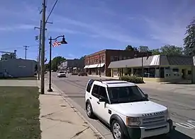 Looking west along Main Street