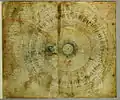 Astronomical calendar from the 1313 atlas of Pietro Vesconte. (Bibliotheque Nationale de France, Paris)