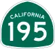 State Route 195 marker