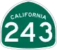 State Route 243 marker