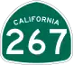 State Route 267 marker