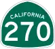 State Route 270 marker